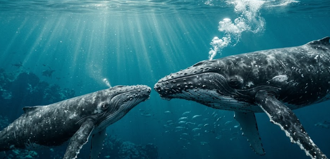 Whales Talking to Each Other